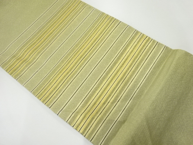 JAPANESE KIMONO / VINTAGE FUKURO OBI / OUTLET ITEM / WOVEN STRIPE